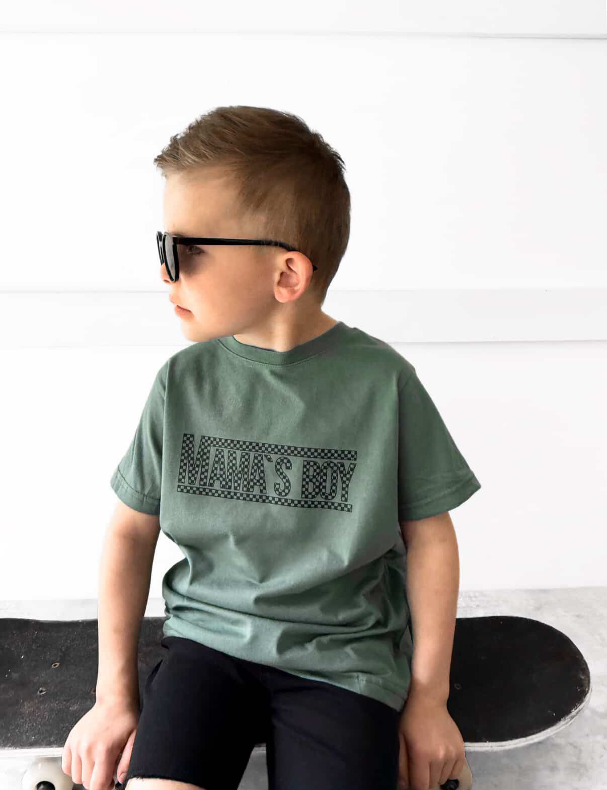 Mamas Boy T-Shirt | Soft Toddler & Kids Graphic Tee
