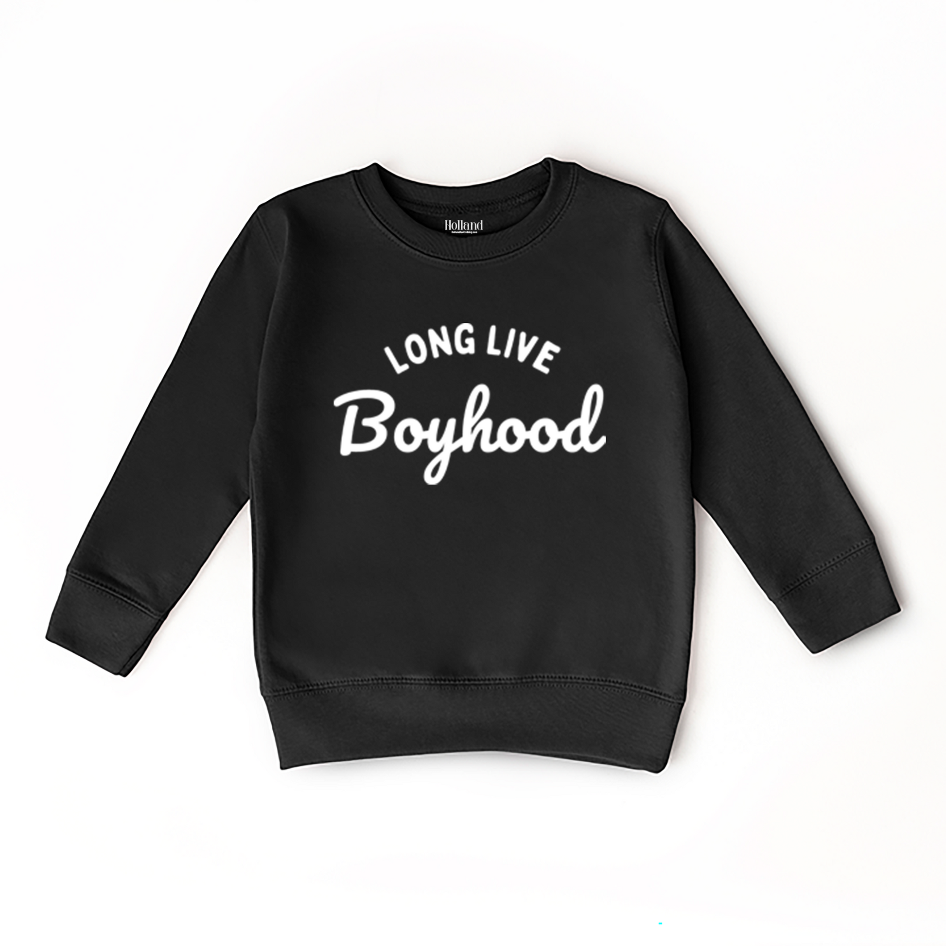 Long Live Boyhood Sweatshirt | Soft Toddler & Kids Crewneck