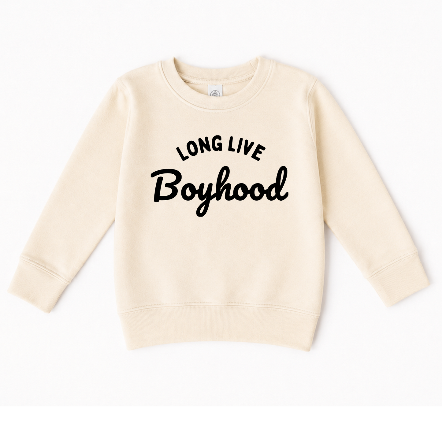 Long Live Boyhood Sweatshirt | Soft Toddler & Kids Crewneck